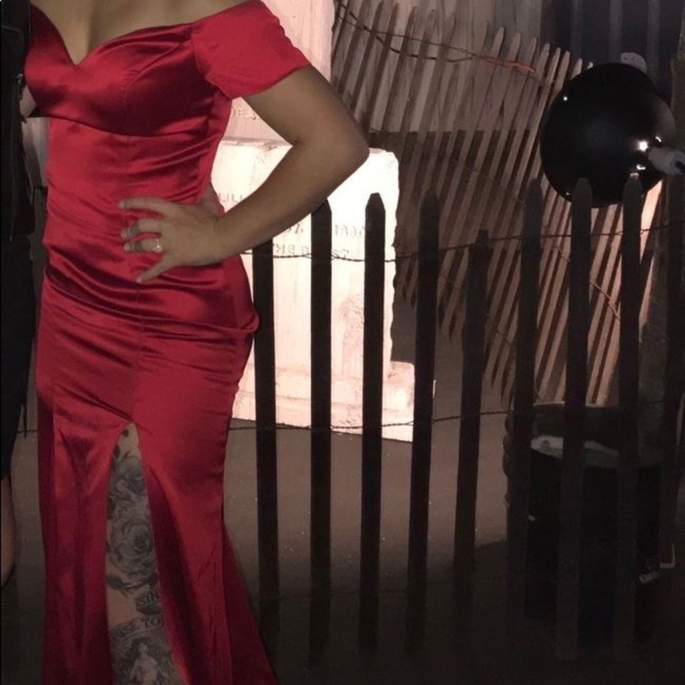 Red Long Formal Gown